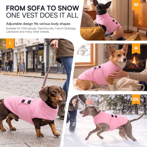 Dog Sweaters for Medium Dogs (Light Pink / Medium)