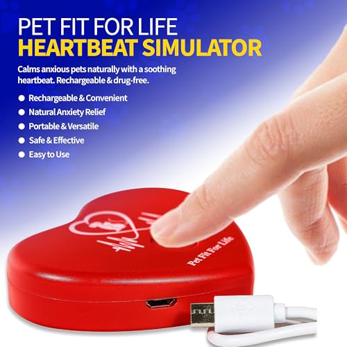 Rechargeable Red Heartbeat Simulator with USB Cord