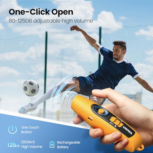 Electronic Whistle with USB Charging (yellow)