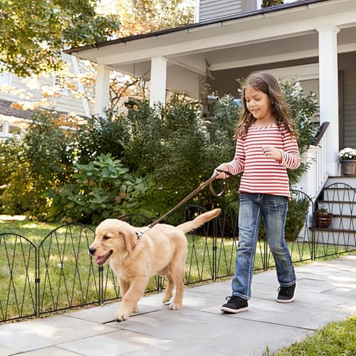 24 Pack Decorative Garden Fence Animal Barrier (24 Pack,24.8ft (L) x 15.9in (H))