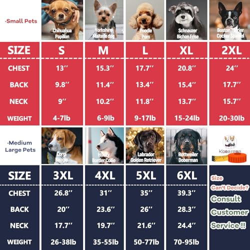 Dog Shirt Soft Cotton Tank Top Lightweight Stretchy Red & Blue XL (Red + Blue / XL-(15~24lb) | Chest(~20.8"))
