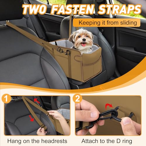 Portable Dog Car Seat for Small Dogs