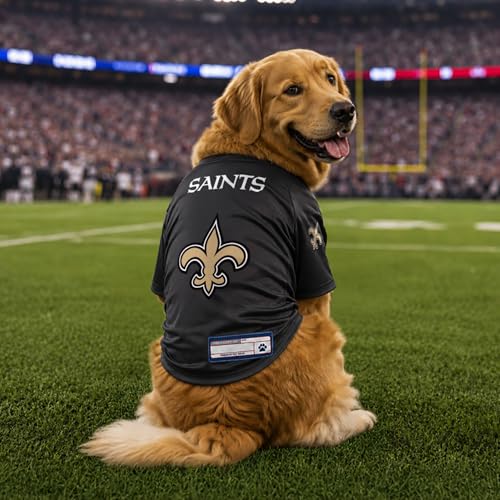 NFL New Orleans Saints Stretch Pet Jersey (New Orleans Saints / X-Large)