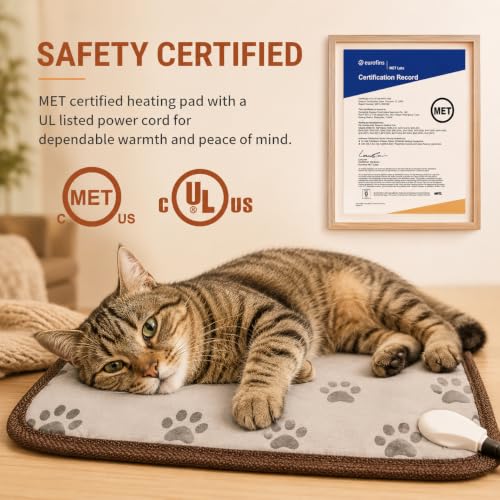 Large Dog Heating Pad 34x21in with Normally Open Function (34.0"L x 21.0"W)