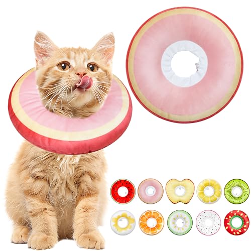 Cat Cone Collar Soft (Peach / Small)