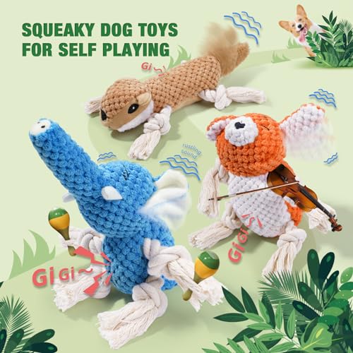 Dog Squeaky Toys for Puppy (5 Pack)