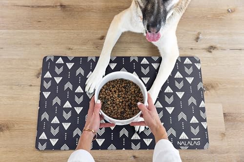 Dog Mat for Food and Water (12"L x 18"W / Nomad)