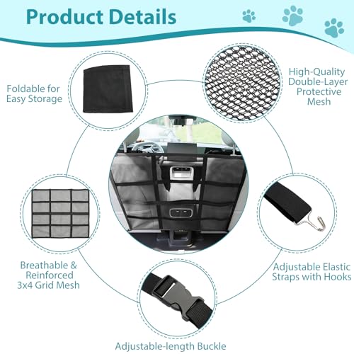 Dog Car Barrier (Black)