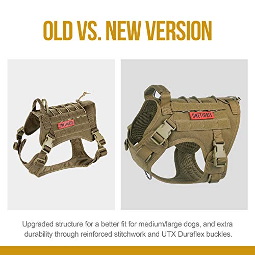 Tactical Dog Harness No (Medium / Brown)