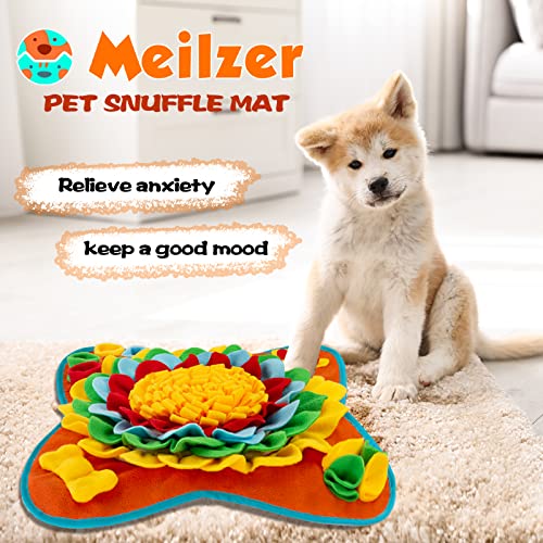 Snuffle Mat for Dogs Pet Treats Feeding Mat for Small (Blue)