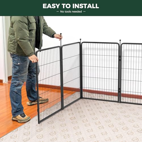 Rollick Dog Playpen (Black / 40"H)