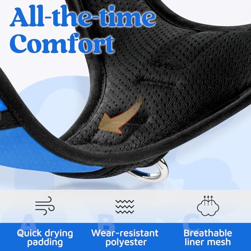 Dog Harness Small Sized (Blue / Small)