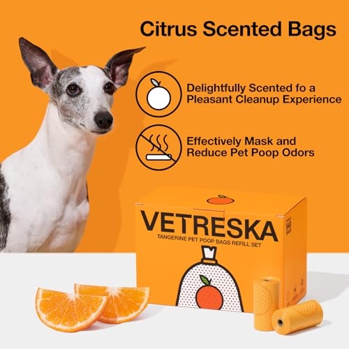 Citrus Scented Dog Poop Bags (Citrus / 1 Count (Pack of 540))