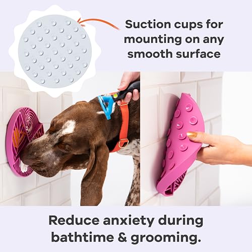 Paradise Dog Lick Mat for Slow Feeding & Anxiety (Sky)