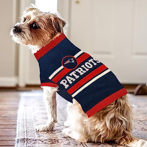 NFL New England Patriots Dog Sweater (Large / New England Patriots)