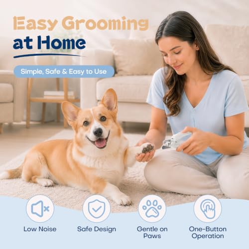Dog Nail Clippers with Light and Dog Nail Grinder Quiet