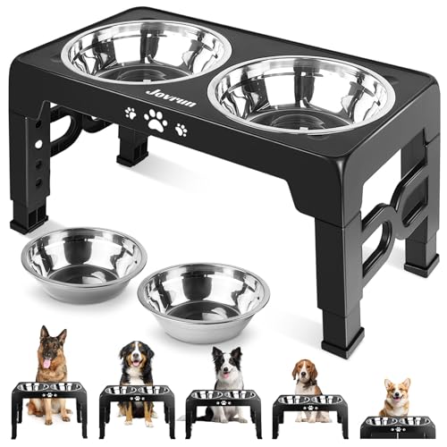 Elevated Dog Bowls for Medium Large Size Dogs (for Medium Large Dogs 2 Basic Bowl / Black)
