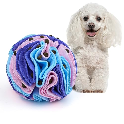 Pet Snuffle Ball (Macarons color / 15cm)