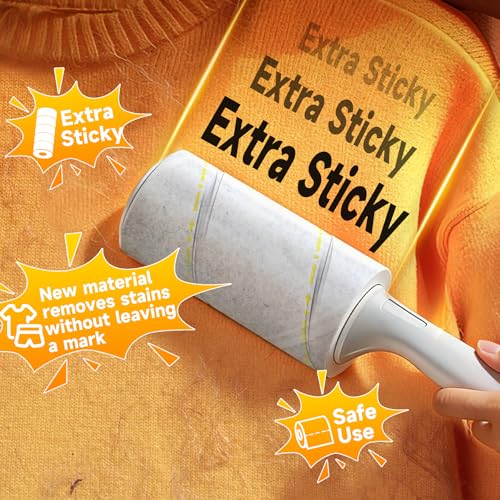 Extra Sticky Lint Roller for Pet Hair