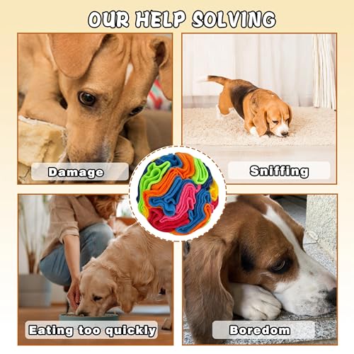 ABULL 3.9" Snuffle Ball for Dogs (Small)