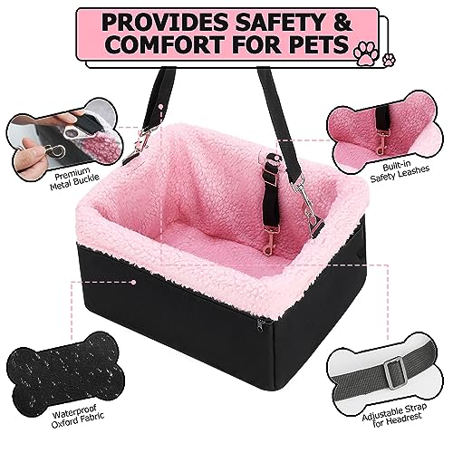 Dog Car Seat for Small Pets Under 20lbs
