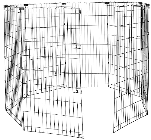 Foldable Octagonal Metal Exercise Dog Playpen (Without door)