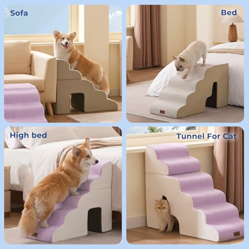 Dog Ramp for Large Dogs with Tunnel