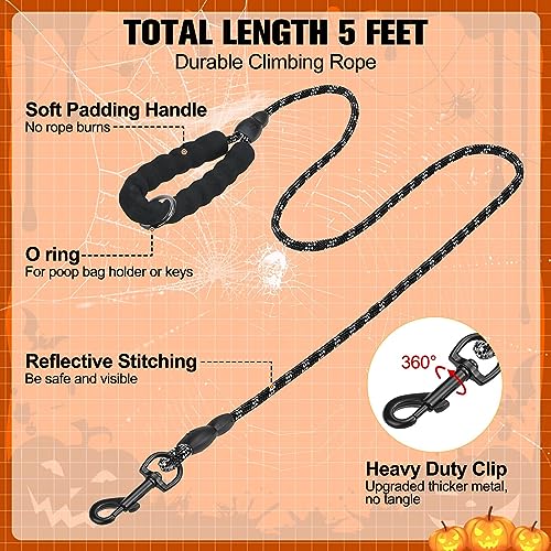 Halloween Dog Harness Medium Sized and Leash Set (XSmall(Chest Girth 13" - 14.5") / Halloween)