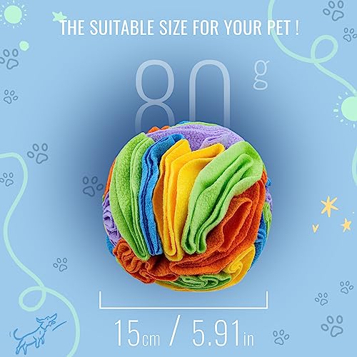 Pet Snuffle Ball (Sweet purple / 15cm)