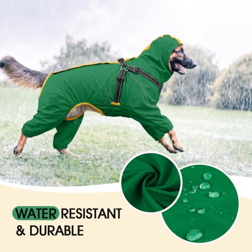 Waterproof Dog Jacket (Green / XXX-Large)