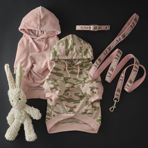 Cooper II Dog Hoodie (Pink / XX-Small (4-7 lbs))