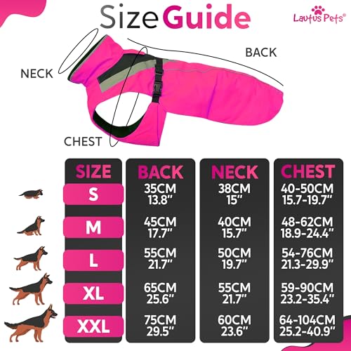 Dog Clothes Dog Raincoat (Pink / Small)