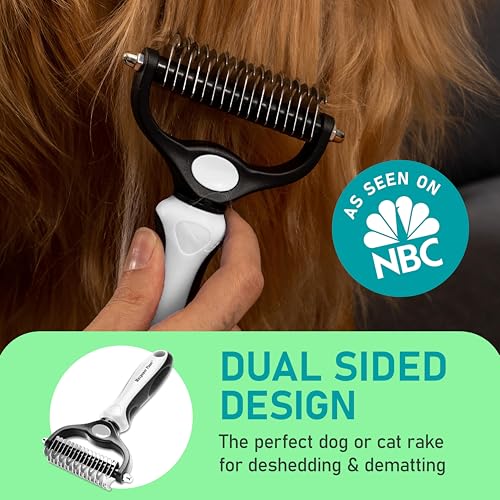 Pet Grooming Brush (White / Large)