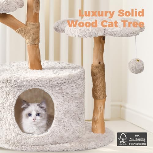 Modern Cat Tree (Bullet Gray / 43.3'')