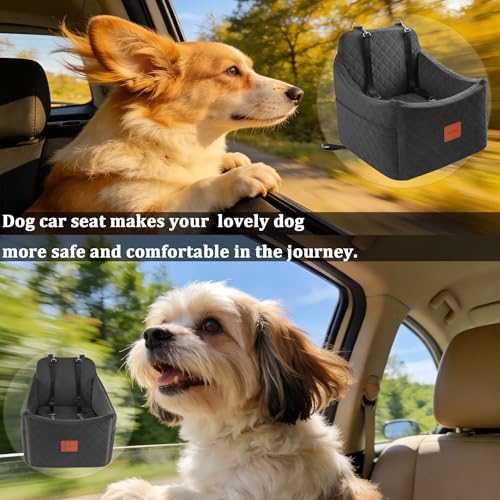 Small Dog Car Seat (Black / Medium)