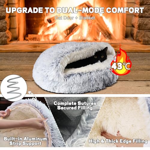 Calming Cat Beds for Indoor Cats (Non-removable-50cm)