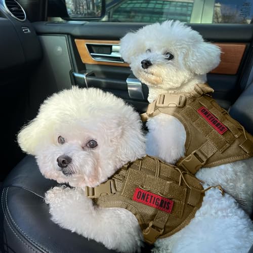 Tactical Dog Harness with Handle No (XX-Small / Brown)
