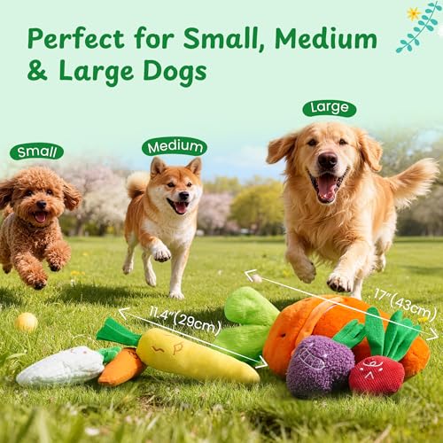 Carrot Dog Toys (Squeaky Carrots)