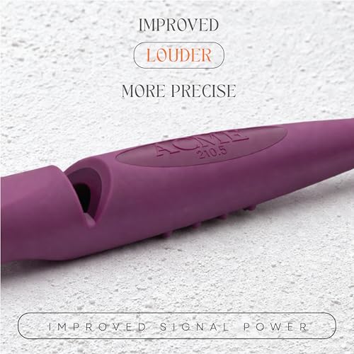 Alpha 210.5 Professional Dog Training Whistle with Enhanced Ergonomic Grip. BPA (Purple)