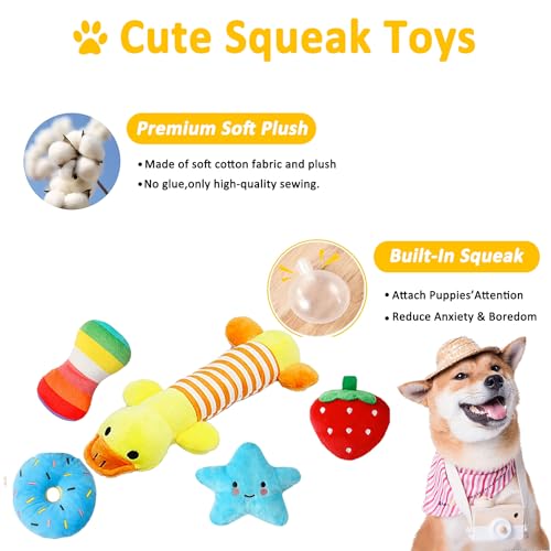 Dog Toys 25 Pack for Fun and Teeth Cleaning