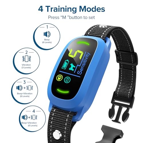 Dog Bark Collar (Blue)