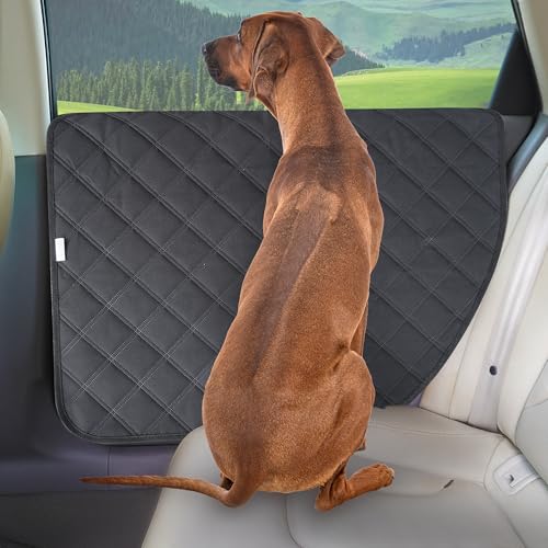 Large Tall Dog Car Door Protector 2 (Black / Extra Large)