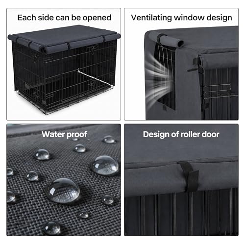 Dog Crate Cover (Grey / 30inch)