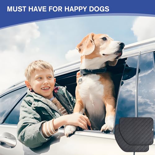 Large Tall Dog Car Door Protector 2 (Black / Extra Large)