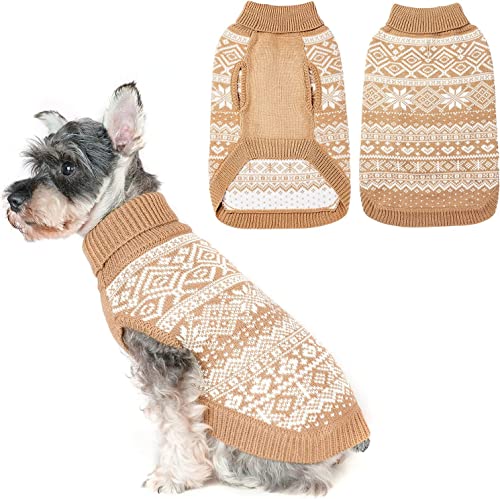 Dog Sweater Argyle (Small / Cream)