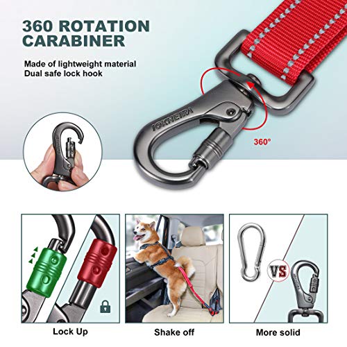 Dog Seat Belt 3 (Red)