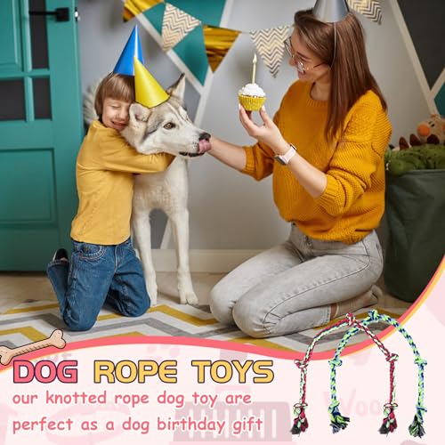 2 Pack Dog Rope Toys for Large Breed Aggressive Chewers Dogs