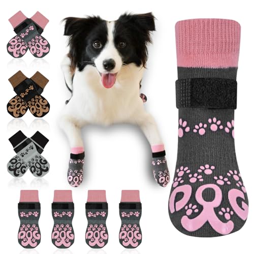 Dog Paw Socks (L(Pack of 4))