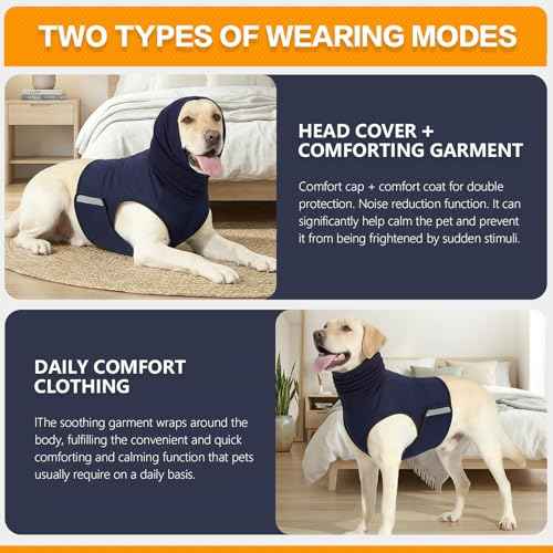Dog Anxiety Vest (Blue / XXX-Large)