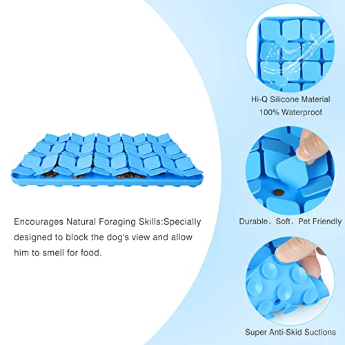 Snuffle Mat for Dogs (M-8"X13" / Blue-M)